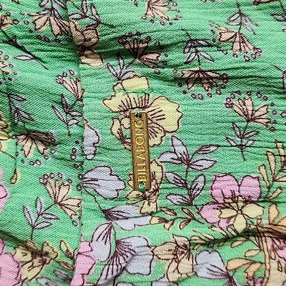 Billabong Green and Pink Floral Dress - Picture 12 of 14
